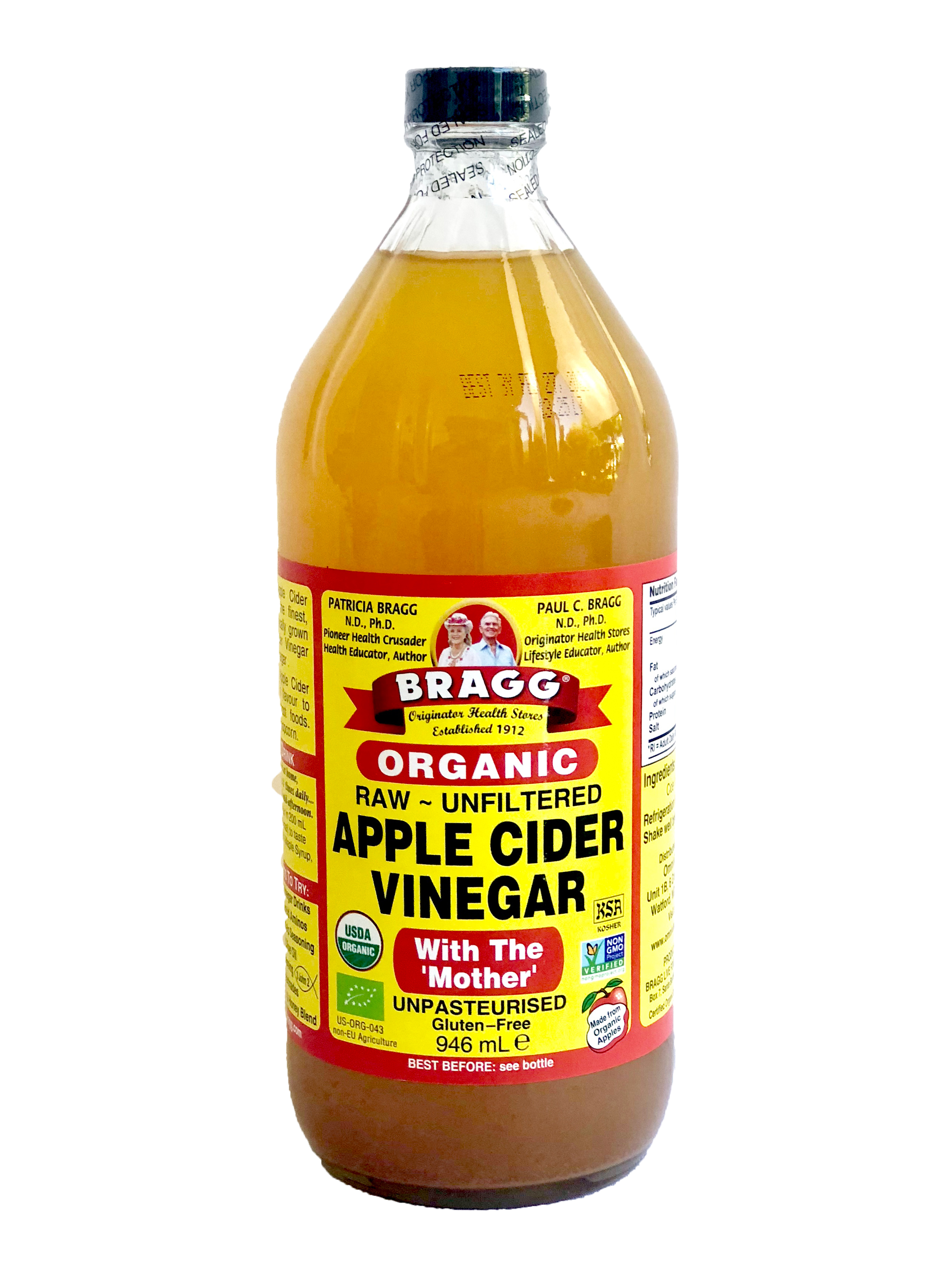 Bragg Organic Apple Cider Vinegar 946ml Omninatural